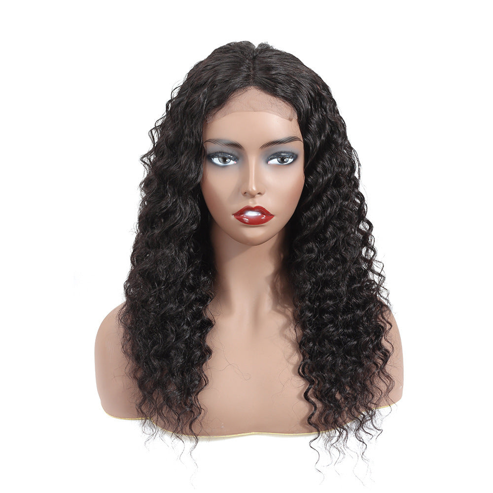 European And American Wig Female Human Hair Wigs Before Lace Real Person